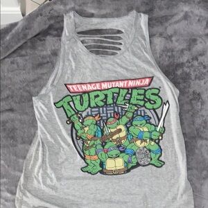 Nickelodeon Gray Teenage Mutant Ninja Turtles Tee